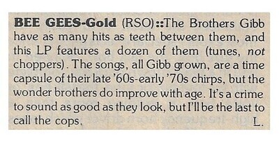 Bee Gees / Gold (1977)