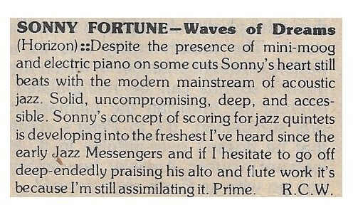 Fortune, Sonny / Waves of Dreams (1977)