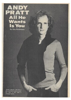 Pratt, Andy / All He Wants Is You | January 1978
