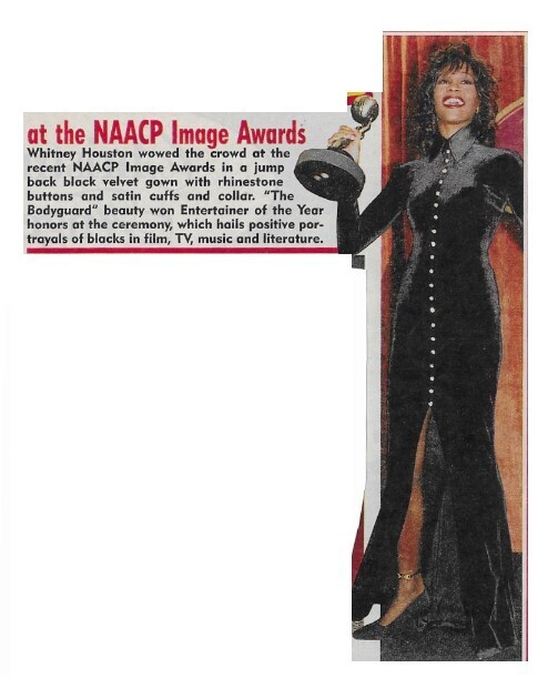 Houston, Whitney / At the NAACP Image Awards | Magazine Photo | January 1994