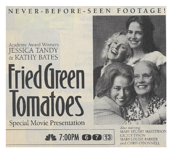 Tandy, Jessica / Fried Green Tomatoes (Special Movie Presentation) | Magazine Ad | February 1994