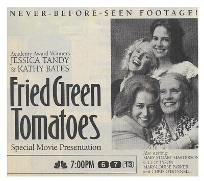 Tandy, Jessica / Fried Green Tomatoes (Special Movie Presentation) | Magazine Ad | February 1994