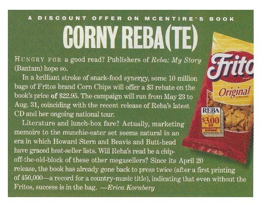 McEntire, Reba / Corny Reba(te) | Magazine Article | May 1994
