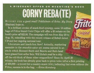 McEntire, Reba / Corny Reba(te) | Magazine Article | May 1994