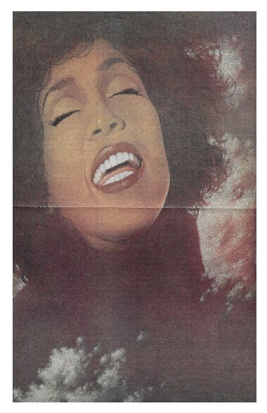 Houston, Whitney / Illustration by C.F. Payne | Magazine Artwork | January 1991