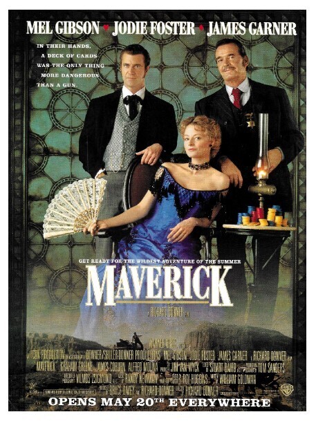 Gibson, Mel--James Garner--Jodie Foster / Maverick / 1994