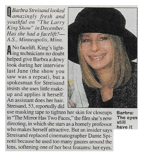Streisand, Barbra / The Eyes Still Have It | Magazine Article | 1995
