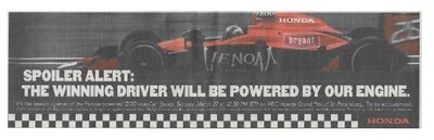 Honda / Spoiler Alert | Newspaper Ad | March 2011