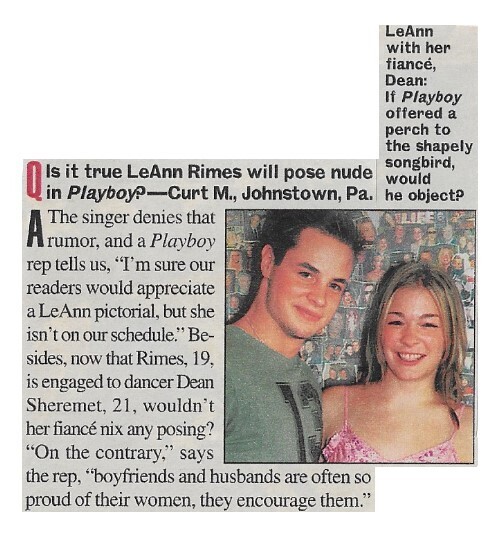 Rimes, LeAnn / If Playboy Offered a Perch | Magazine Article | February 2002