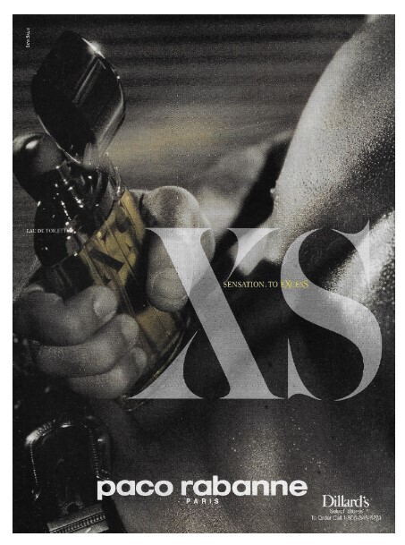 Paco Rabanne / XS - Sensation. To Excess | Magazine Ad | April 1994