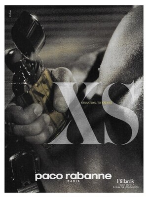 Paco Rabanne / XS - Sensation. To Excess | Magazine Ad | April 1994