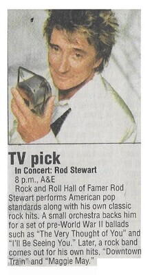 Stewart, Rod / In Concert: Rod Stewart (TV Pick) | Newspaper Article | December 2002