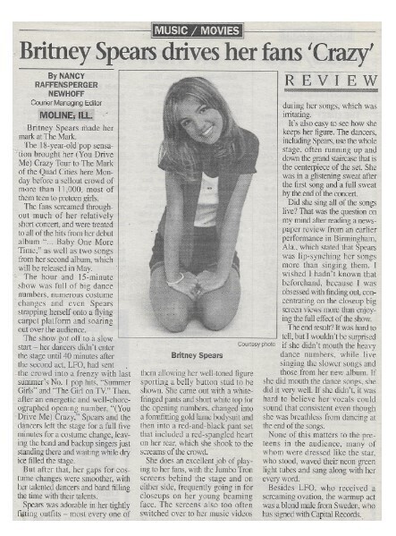 Spears, Britney / Britney Spears Drives Her Fans Crazy / 2000