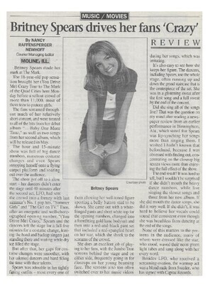 Spears, Britney / Britney Spears Drives Her Fans Crazy / 2000