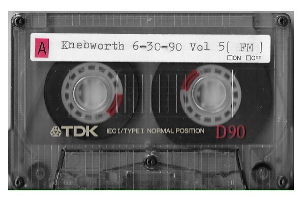 Various Artists / Knebworth, UK (Knebworth House) - June 30, 1990 | Live Cassette | Volume 5
