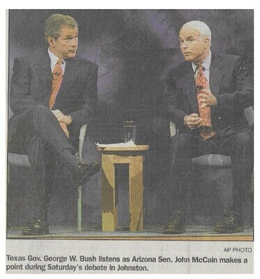 Bush, George W. / Johnston, IA (with John McCain) | January 2000
