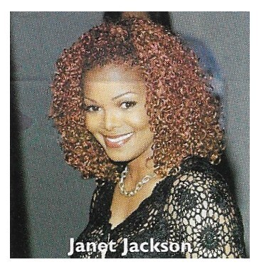 Jackson, Janet / Closeup-Smiling-Black Lacey Top