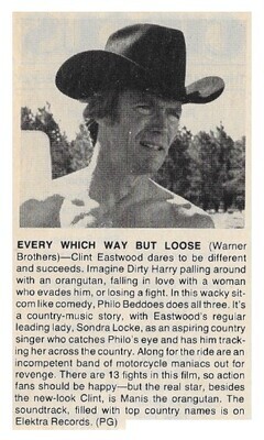 Eastwood, Clint / Every Which Way But Loose (1978)