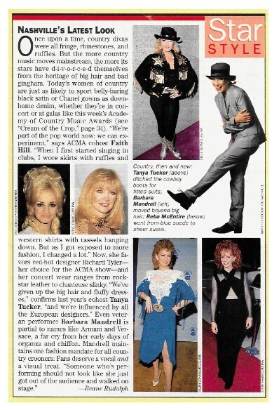 Tucker, Tanya--Barbara Mandrell--Reba McEntire / Nashville's Latest Look / 1996