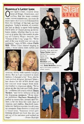Tucker, Tanya--Barbara Mandrell--Reba McEntire / Nashville's Latest Look / 1996