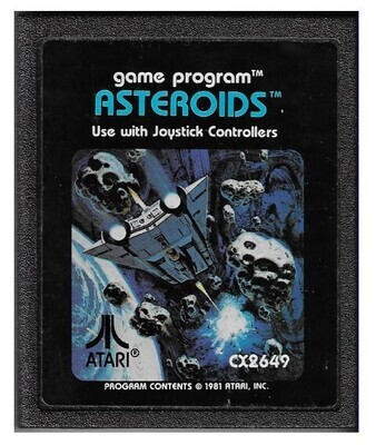 Atari 2600 / Asteroids | Atari CX-2649 | 1981