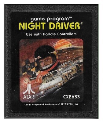 Atari 2600 / Night Driver | Atari CX-2633 | 1978