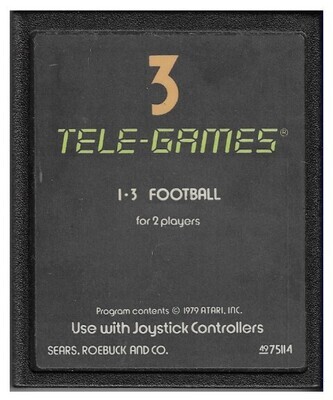 Atari 2600 / Football | Tele-Games | 1979