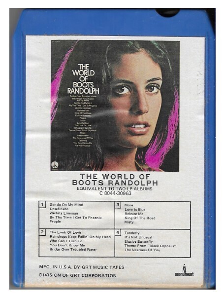 Randolph, Boots / The World of Boots Randolph | Monument C 8044-30963 | 1971