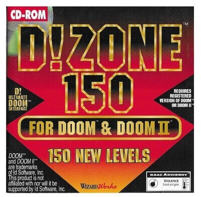 D! Zone 150 / WizardWorks | CD-Rom | 1995 | For Doom + Doom II