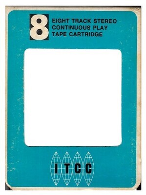 ITCC / Blue-White-Black | Record Company Sleeve for 8-Track Tape | Canada
