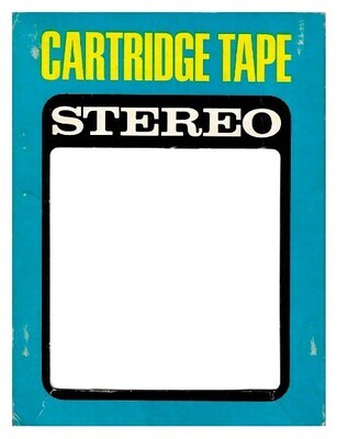 Generic / Blue-White-Yellow-Black | Sleeve for 8-Track Tape