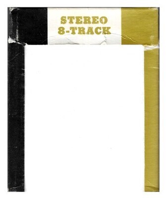 Generic / Black-Gold-White | Sleeve for 8-Track Tape