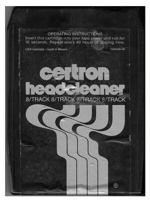Certron / Headcleaner | Catalog No. 7182100-00 | 8-Track Tape