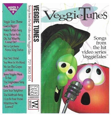 VeggieTales / VeggieTunes | Ever Land-Word 701 9693 504 | Cassette Insert | 1995