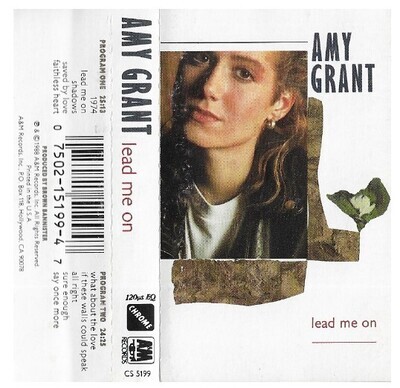 Grant, Amy / Lead Me On | A+M CS-5199 | Cassette Insert | June 1988