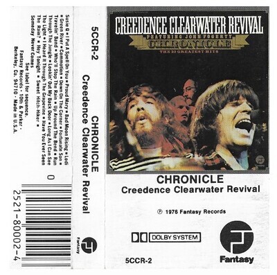 Creedence Clearwater Revival / Chronicle | Fantasy 5CCR-2 | Cassette Insert | January 1976