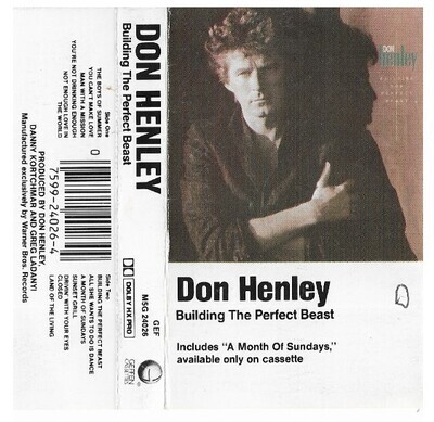 Henley, Don / Building the Perfect Beast | Geffen M5G-24026 | Cassette Insert | November 1984