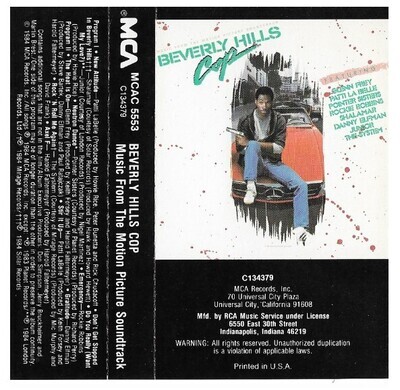 Various Artists / Beverly Hills Cop (Soundtrack) | MCA MCAC-5553 | Cassette Insert | 1984 | Eddie Murphy