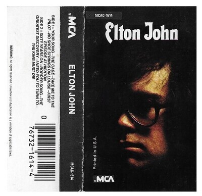 John, Elton / Elton John | MCA MCAC-1614 | Cassette Insert | 1970