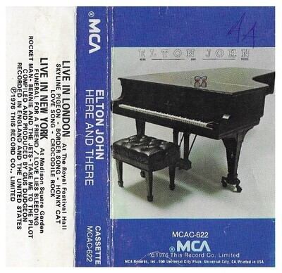 John, Elton / Here and There | MCA MCAC-622 | Cassette Insert | 1976