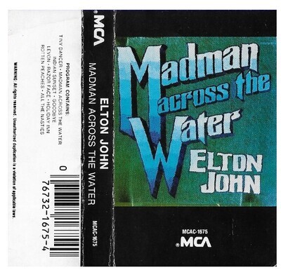 John, Elton / Madman Across the Water | MCA MCAC-1675 | Cassette Insert | 1971