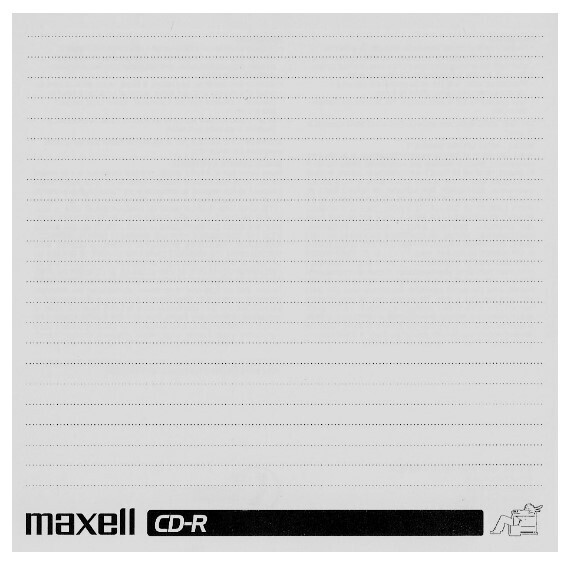 Maxell / CD-R Inlay Card | Type #3