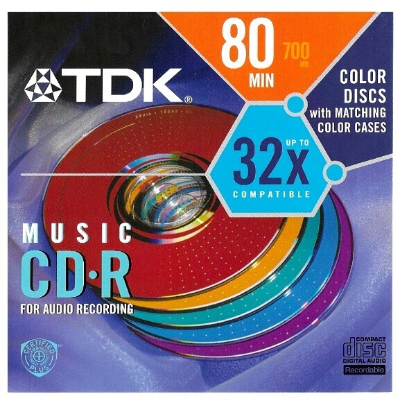 TDK / CD-R Inlay Card | Type #2
