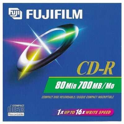 Fujifilm / CD-R Inlay Card | Type #6