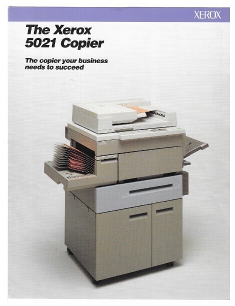 Xerox / The Xerox 5021 Copier | February 1994
