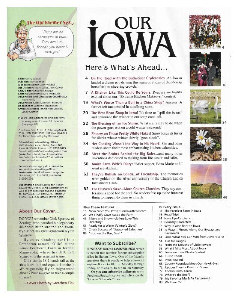 Our Iowa / Ames Percheron Farm | February-March 2014 | Magazine