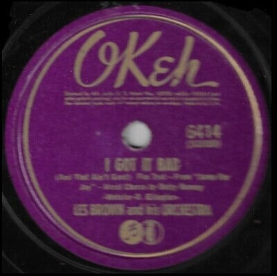Brown, Les / I Got It Bad (And That Ain&#39;t Good) | Okeh 6414 | 10 Inch Shellac Single (78 RPM) | August 1941