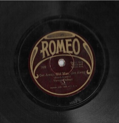 Dalhart, Vernon / Get Away, Old Man, Get Away | Romeo 399 | 10 Inch Shellac Single (78 RPM) | 1927