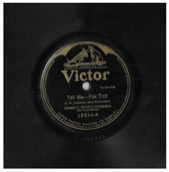 Smith, Joseph C. / Tell Me | Victor 18594 | 10 Inch Shellac Single (78 RPM) | September 1919