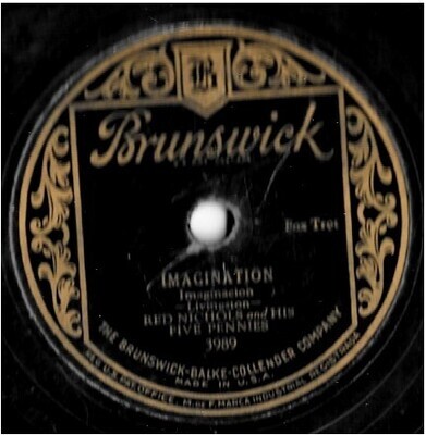 Nichols, Red / Imagination | Brunswick 3989 | 10 Inch Shellac Single (78 RPM) | September 1938